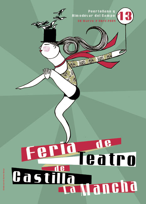 Cartel para Feria de Teatro y Danza de Castilla-La Mancha